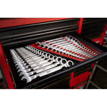 15pc Ratcheting Combo Wrench Set -Metric - 48-22-9516