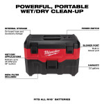 M18  2 Gallon Wet/Dry Vacuum - 0880-20