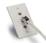 Field-Installable Flexible RJ45 CAT6A Connector, 8P8C, Unshielded - 1pc in Bulk Bag - 106220