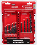 Black Oxide Drill Bit Set (21PC) - 48-89-2801