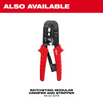 Ratcheting Pass-Through Crimper Stripper - 48-22-3074
