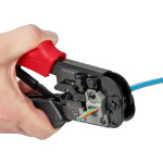 Ratcheting Pass-Through Crimper Stripper - 48-22-3074