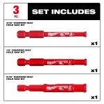 DIAMONDMAX(tm)DiamondGritHoleSaw 3pc Set - 49-56-0500