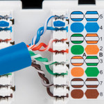PATCH PANEL, CAT 6A, 24-PORT, 1 RMS - ICMPP0246B