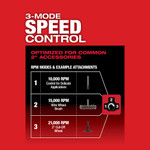 M12 FUEL™ Straight Die Grinder - 2486-20