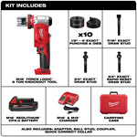 M18™ FORCE LOGIC™ 6T Knockout Tool 1/2" - 4" Kit - 2677-23