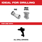 #5 Step Drill Bit, 1/4" - 1-3/8" by 1/8" - 48-89-9205