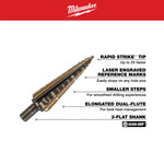 Cobalt Step Drill Bit #4 (3/16-7/8") - 48-89-9284