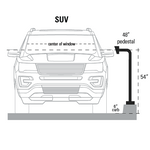 48inch Steel Gooseneck Pedestal - 48-9C