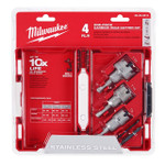 One-Piece Carbide Hole Cutter Set - 4PC - 49-22-8610