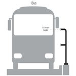 72inch Dual height Steel Pedestal, Single Channel - 72-9C-DSP