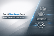 Top 10 Time Saving Tips for Low Voltage Integrators.