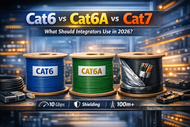 Cat6 vs Cat6A vs Cat7: What Should Integrators Use in 2026?