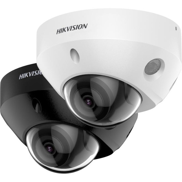 AcuSense 8MP Outdoor IR Mini Dome IP Camera 4mm Fixed Lens with Audio & Alarm - White - DS-2CD2583G2-IS 4mm-OLD
