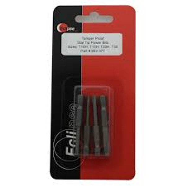 4Pc TamperProof StarTip 1-15/16inBit Set - 902-377 4Pc TamperProof StarTip 1-15/16inBit Set - 902-377