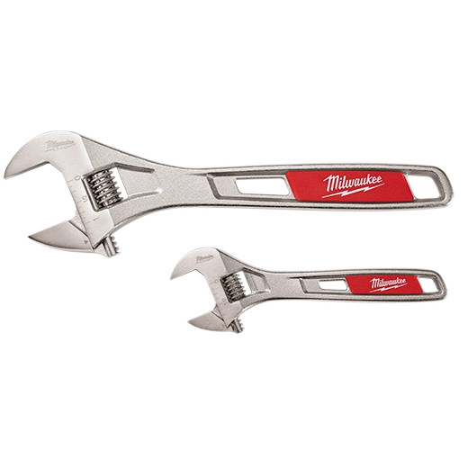 2 Pc. 6" & 10" Adjustable Wrench Set - 48-22-7400