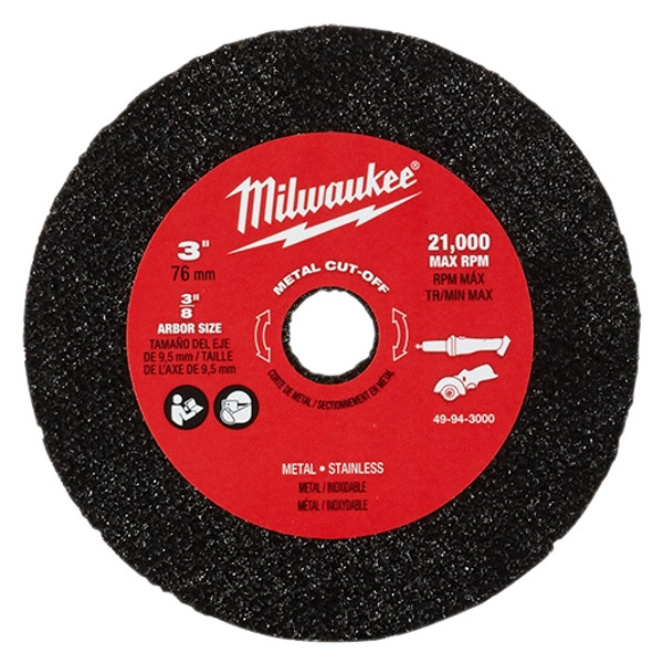 3in Metal Cut Off Wheel - 3PK - 49-94-3000