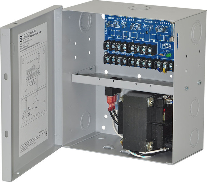 Power Supply, 8 PTC Outputs, 16VAC @ 10A, 115VAC, BC100M Enclosure - AL168175CB
