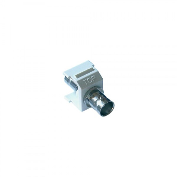 Claro F-Style Cable Jack, White - CON-1C-WH Claro F-Style Cable Jack, White - CON-1C-WH