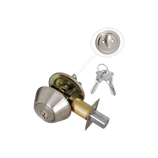 Dead Bolt - SS- Single Cylinder, SC1 - DB04C