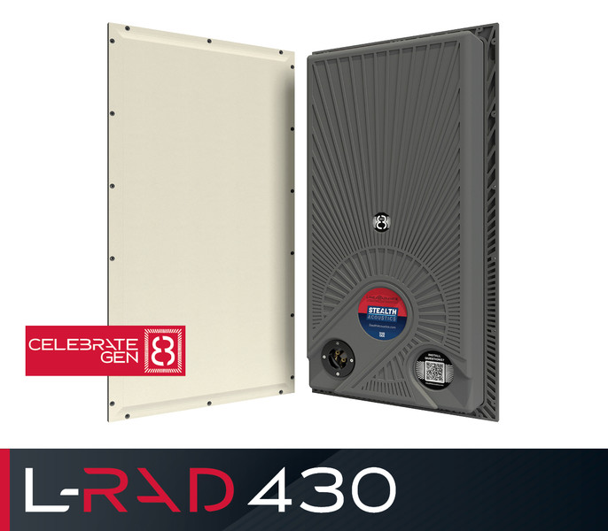 Dual 8in 3Way Invisible Speaker - 2PK - LRAD430