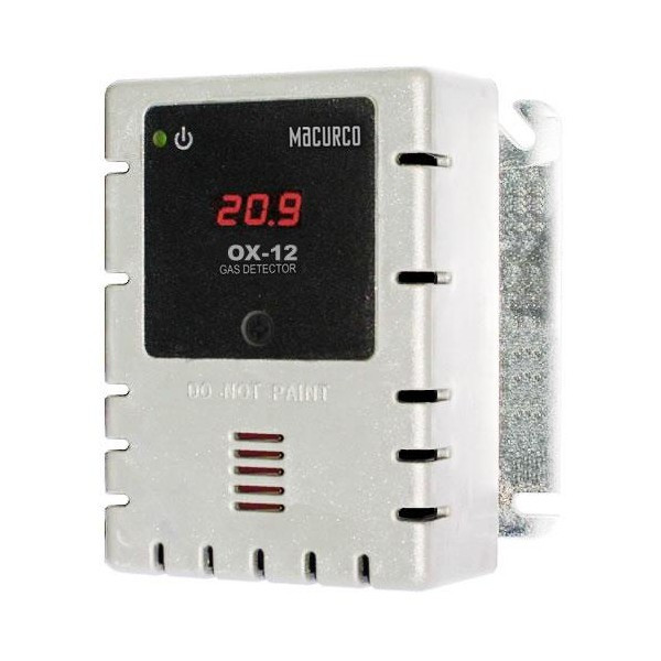 Oxygen O2 Fixed Gas Detector Controller - OX-12 WHITE