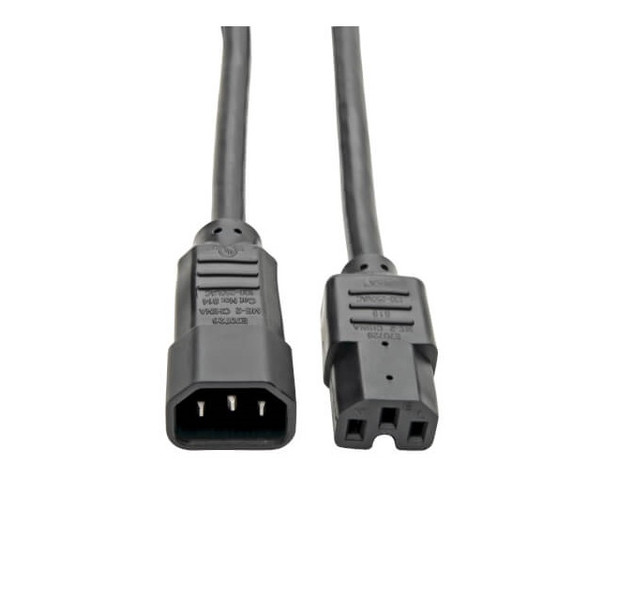 Power Cord C14 to C15 - Heavy-Duty, 15A - P018-006 Power Cord C14 to C15 - Heavy-Duty, 15A - P018-006
