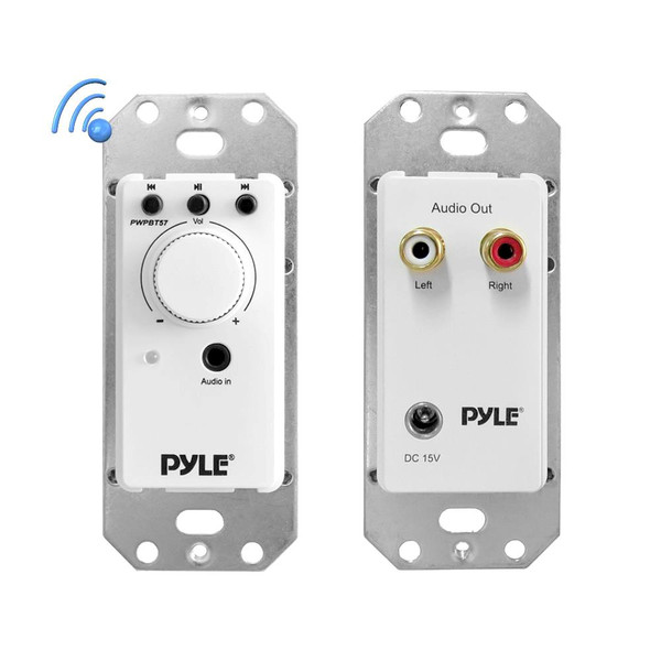 In-Wall Bluetooth Audio Receiver, Aux In - PWPBT57 In-Wall Bluetooth Audio Receiver, Aux In - PWPBT57