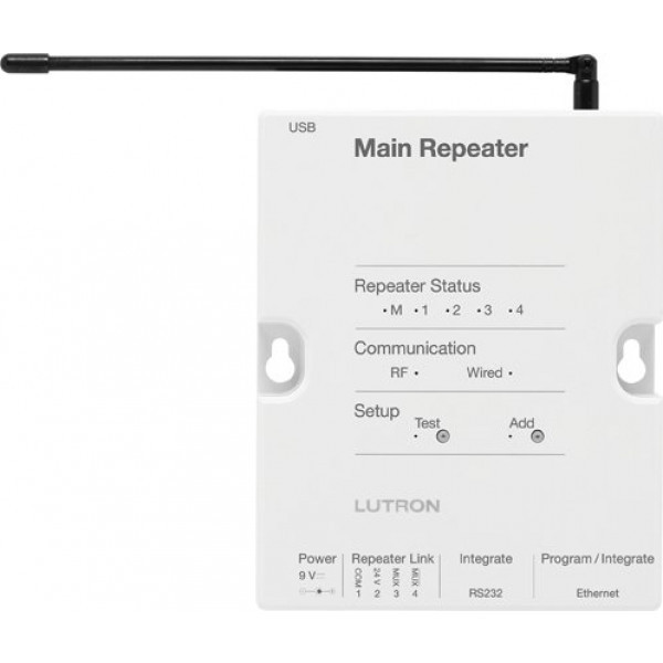 RadioRA 2 Wireless Main Signal Booster - RR-MAIN-REP-WH RadioRA 2 Wireless Main Signal Booster - RR-MAIN-REP-WH