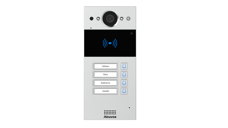 4 Buttons Compact SIP Video Door Phone - R20BX4