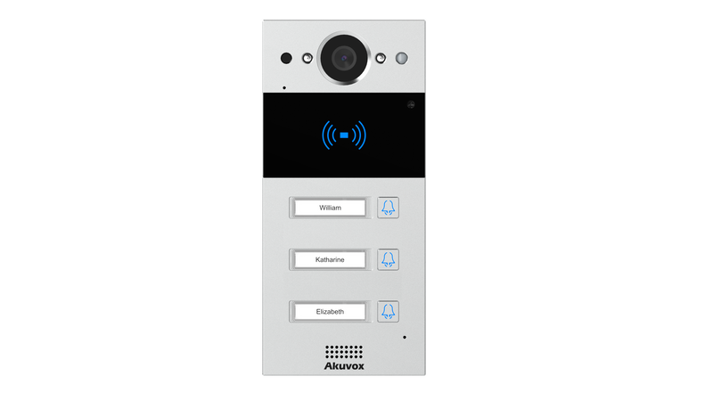 3 Buttons Compact SIP Video Door Phone - R20BX3