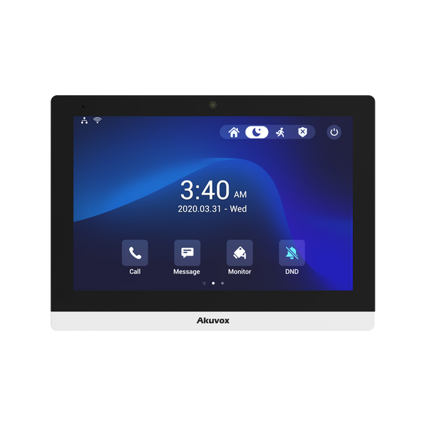 10 Inch Indoor Android Monitor + WiFi + Bluetooth + Camera - C319A