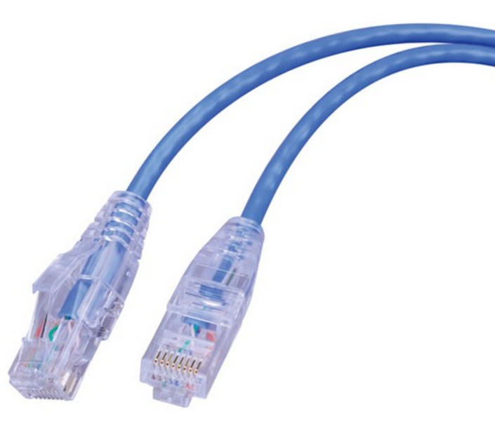 Cat6 Super Slim Cable 25ft, Blue - SCAT6-25BU