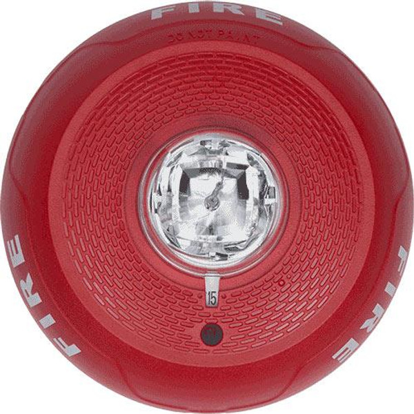 red, ceiling-mountable,clear lens,strobe - SCRL