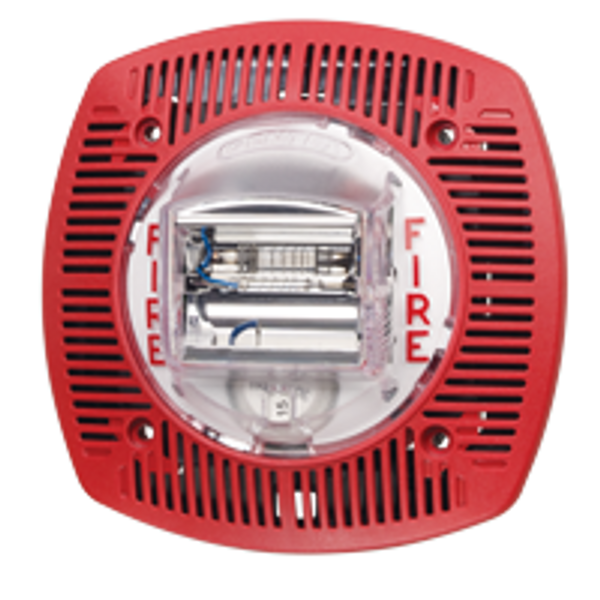 Evacuation Speaker/Strobe Plain* - Red - SSPK24-15/75WLPPR Evacuation Speaker/Strobe Plain* - Red - SSPK24-15/75WLPPR