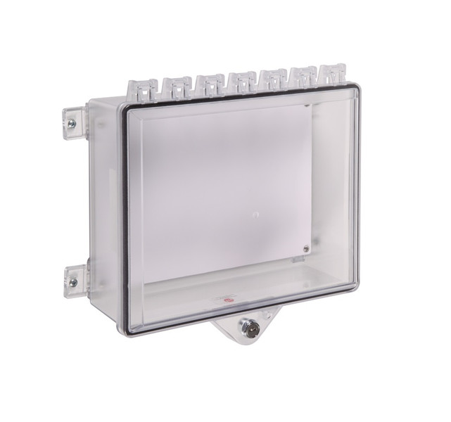 Type 4X Protective Cabinet with Backplate and Key Lock , Clear - STI-7520