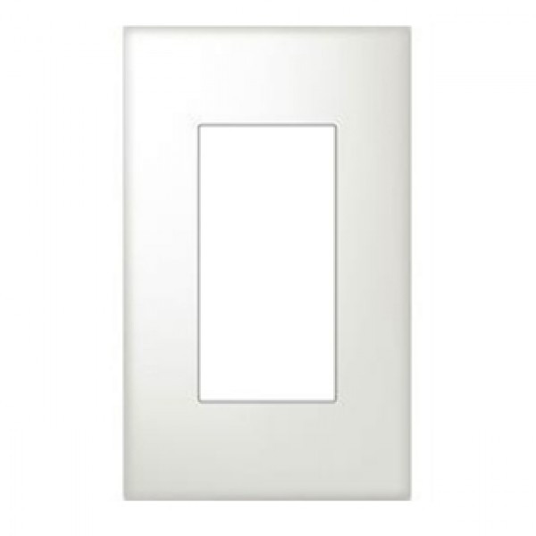 Swp-1, White Screwless Wallplt 1 Gang - SWP-1, WHITE
