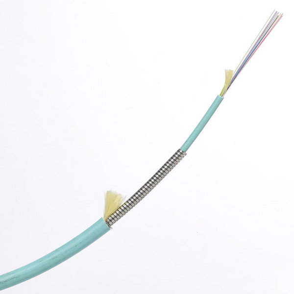 95’ 2 strand OM3 Multimode Armored Riser - TF2-OM3-PL-LCLC-95-1PE