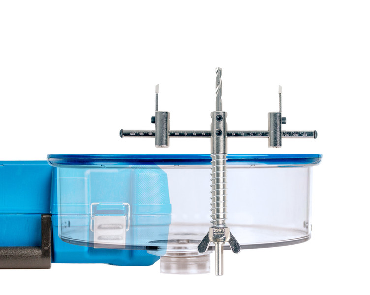 Adj Round Hole Cutter w/ Vacuum Port 9in - AHC-19