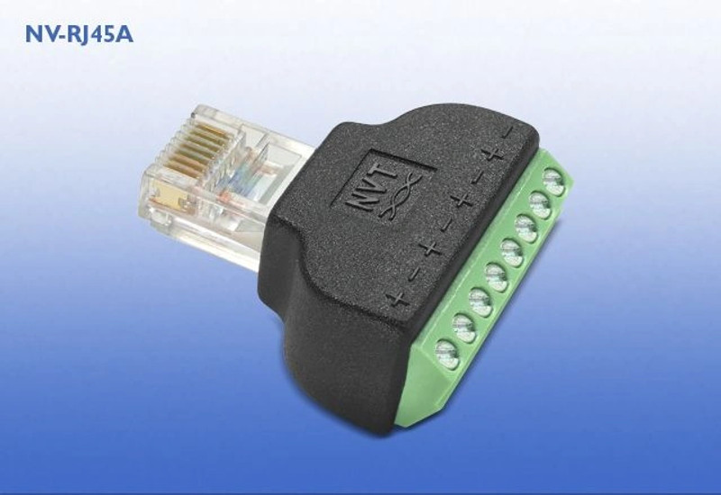 SCREW TERMINAL BLOCK ADAPTOR 2 - NV-RJ45A