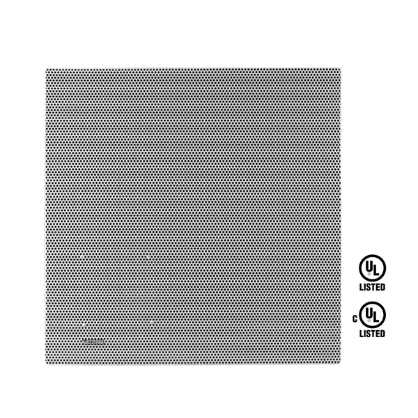 One Way 2'x2' Lay-In Ceiling Speaker with Backbox, 2PK - V-9022A-2