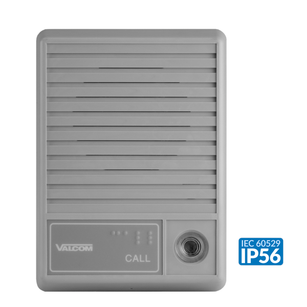 Surface Mount Intercom Doorplate Speaker Talkback, Gray - V-1074
