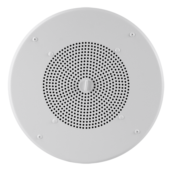 8 Inch Round Ceiling Speaker with Taps for ACS, White - V-C806PK