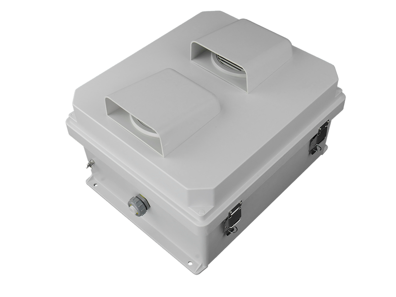 Gen2 14x12x7 Enclosure 120VAC Vented Mount Plate - HW2-N14-1V