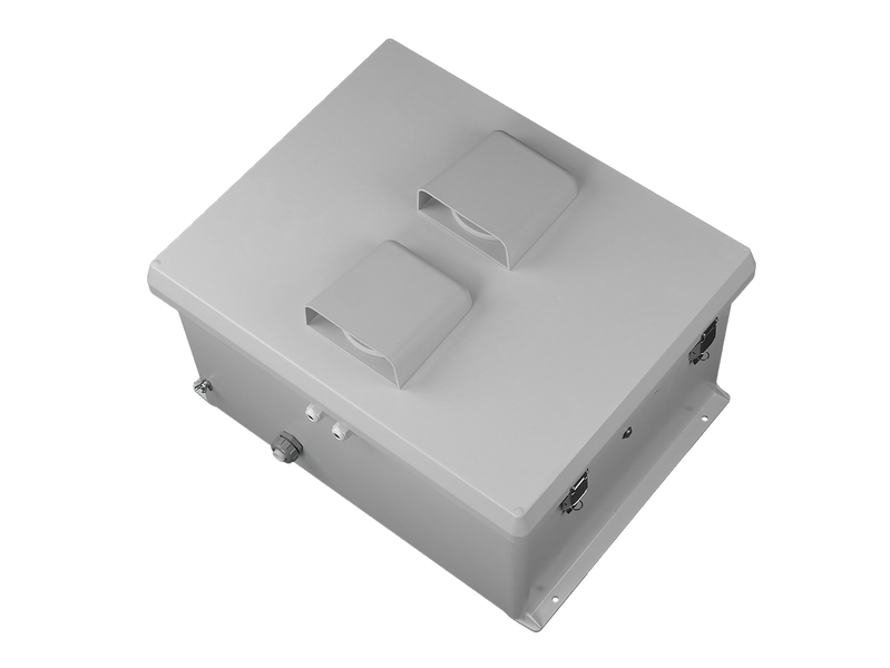 4U Rack Mount Gen2 16x20x15 Enclosure 120VAC Mount Plate with Fans - HW2-N20R-R1F