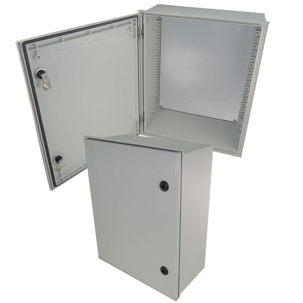Altelix 20x16x8 NEMA 3X Fiberglass Weatherproof Enclosure - NFC201608