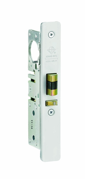Standard Duty Deadlatch 31/32in Backset LH/RHR Flat Faceplate - Clear Anodized - 4510-25-628