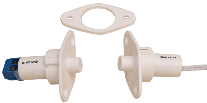 Push Button Reed with Terminal White, 10 Pack - PB-52TC-WH Push Button Reed with Terminal White, 10 Pack - PB-52TC-WH