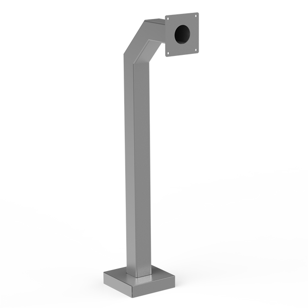 42inch Heavy Duty Stainless Gooseneck Pedestal - 42-3-12-SS