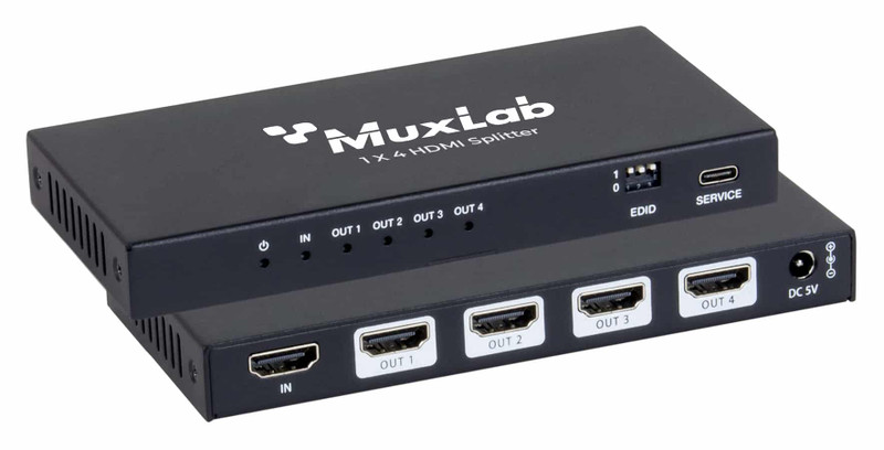 HDMI 2.1 48Gbps 1x4 Splitter - 500511